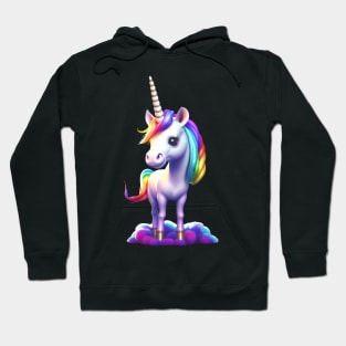 Cute Little Unicorn Is Looking For You Hoodie